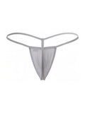 CandyMan 9586 Men's Underwear Mini G-String Color Gray Mesh