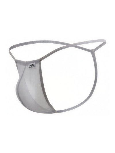 CandyMan 9586 G-String Color Gray Mesh