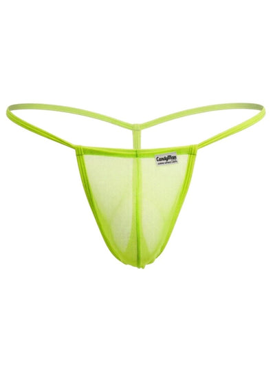 CandyMan 9586 G-String Color Hot Green Mesh