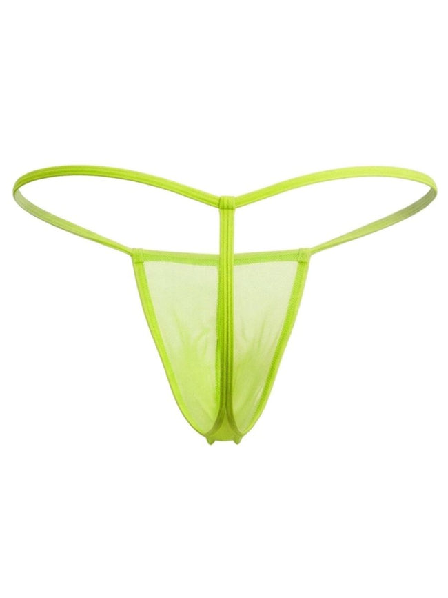 CandyMan 9586 G-String Color Hot Green Mesh