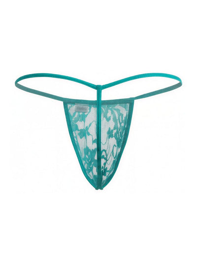 CandyMan 9586 Men's Underwear Mini G-String Color Jade Lace
