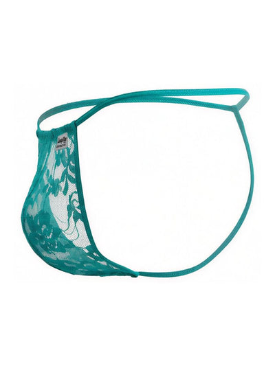 CandyMan 9586 Men's Underwear Mini G-String Color Jade Lace