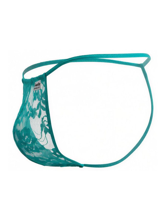 CandyMan 9586 Men's Underwear Mini G-String Color Jade Lace