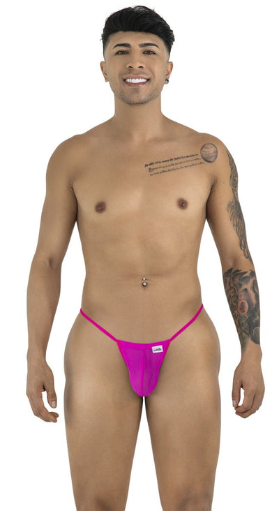 CandyMan 9586 G-String Color Magenta Mesh