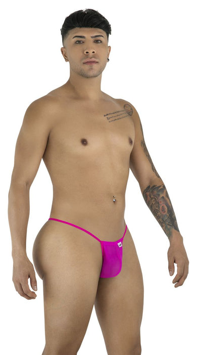CandyMan 9586 G-String Color Magenta Mesh