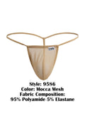 CandyMan 9586 G-String Color Mocca Mesh