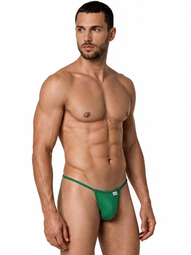 CandyMan 9586 Men's Underwear Mini G-String Color Nature Green