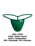 CandyMan 9586 Men's Underwear Mini G-String Color Nature Green