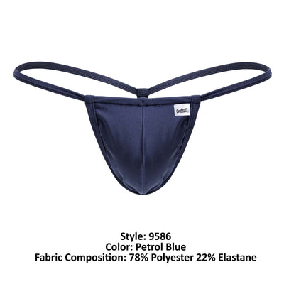 CandyMan 9586 G-String Thongs Color Petrol Blue