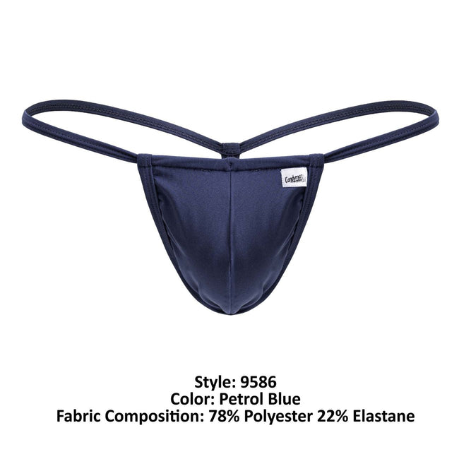 CandyMan 9586 Men's Underwear Mini G-String Color Petrol Blue