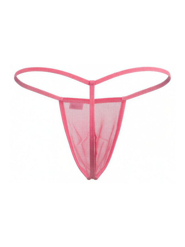 CandyMan 9586 Men's Underwear Mini G-String Color Pink Mesh