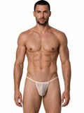CandyMan 9586 Men's Underwear Mini G-String Color Tangerine Mesh