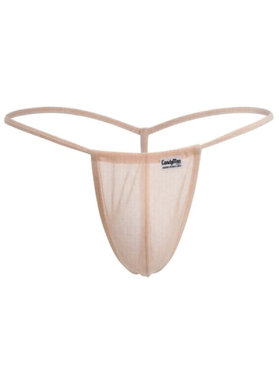 CandyMan 9586 Men's Underwear Mini G-String Color Tangerine Mesh