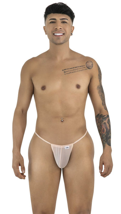 CandyMan 9586 G-String Color Tangerine Mesh