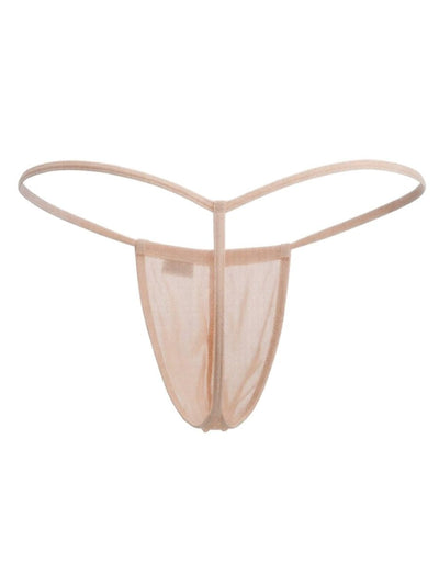 CandyMan 9586 Men's Underwear Mini G-String Color Tangerine Mesh
