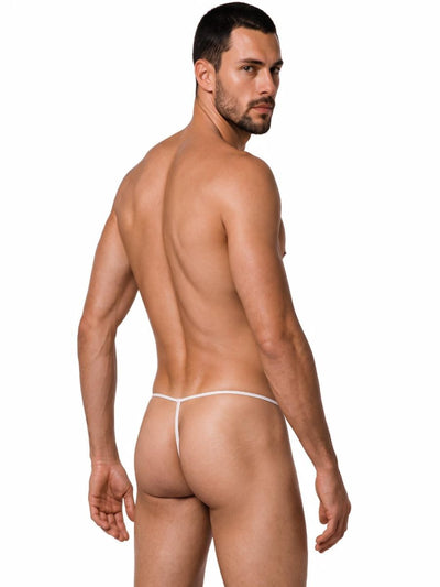 CandyMan 9586 Men's Underwear Mini G-String Color Tangerine Mesh