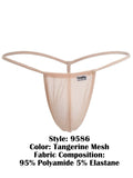 CandyMan 9586 G-String Color Tangerine Mesh
