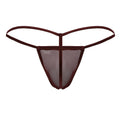 CandyMan 99246 G-String Thongs Color Burgundy