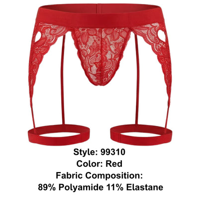CandyMan 99310 Thongs Color Red
