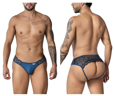CandyMan 99312 Lace Jockstrap Color Navy