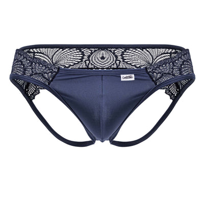 CandyMan 99312 Lace Jockstrap Color Navy