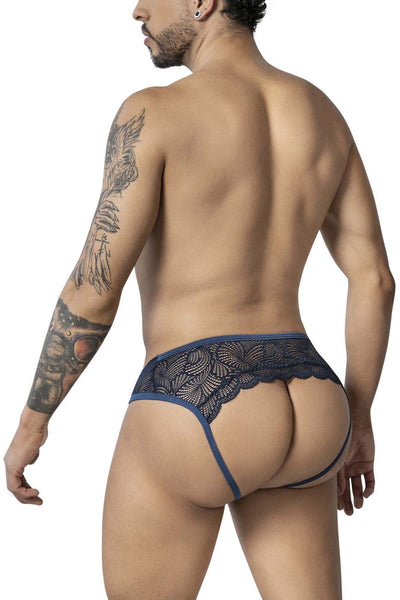 CandyMan 99312 Lace Jockstrap Color Navy