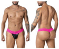 CandyMan 99370 Lace Thongs Color Hot Pink