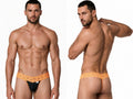 CandyMan 99370 Men's Underwear Sensual Lace Thongs Color Orange