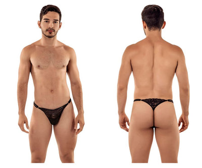 CandyMan 99421X Lace G-String Thongs Color Black