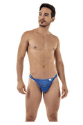 CandyMan 99421X Lace G-String Thongs Color Royal Blue