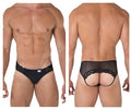 CandyMan 99490X Lace-Mesh Jockstrap Color Black