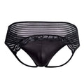 CandyMan 99490X Lace-Mesh Jockstrap Color Black