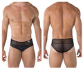 CandyMan 99495X Mesh Briefs Color Black