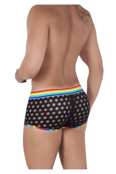 CandyMan 99511X Polka Mesh Trunks Color Black