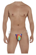 CandyMan 99571X Invisible Micro G-String Color Rainbow Prints