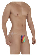 CandyMan 99571X Invisible Micro G-String Color Rainbow Prints