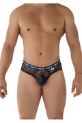 CandyMan 99615X Spank Me Lace Briefs Color Black