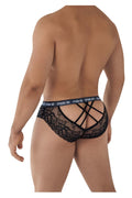 CandyMan 99615X Spank Me Lace Briefs Color Black