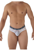 CandyMan 99615X Spank Me Lace Briefs Color White