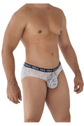 CandyMan 99615X Spank Me Lace Briefs Color White