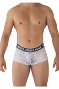 CandyMan 99616X Trouble Maker Lace Trunks Color White