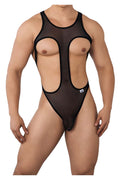 CandyMan 99643X Mesh Bodysuit Color Black