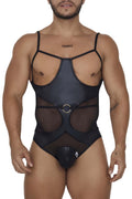 CandyMan 99670X Harness Bodysuit Color Black