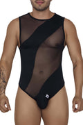 CandyMan 99699X Mesh Bodysuit Color Black