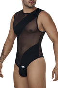 CandyMan 99699X Mesh Bodysuit Color Black