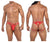 CandyMan 99770 Lace Jock Thongs Color Red