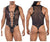 CandyMan 99774 Gladiator Bodysuit Color Black