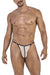 CandyMan 99776 Mesh Thongs Color Beige