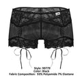 CandyMan 99779 Mesh Lace Trunks Color Black