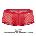 CandyMan 99790 Mesh Trunks Color Red